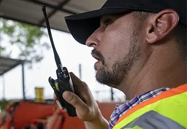 Two-way radios for construction